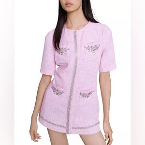 Maje Ipop tweed playsuit